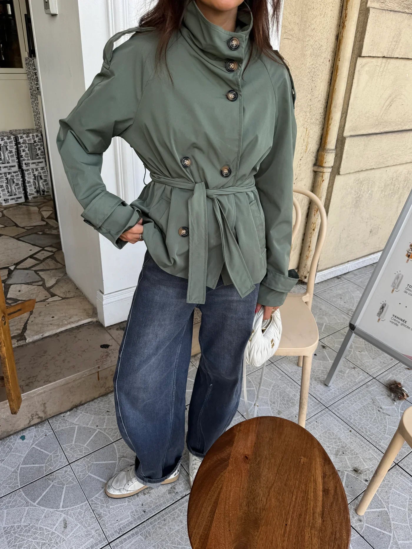 Alden Trench Coat - Khaki