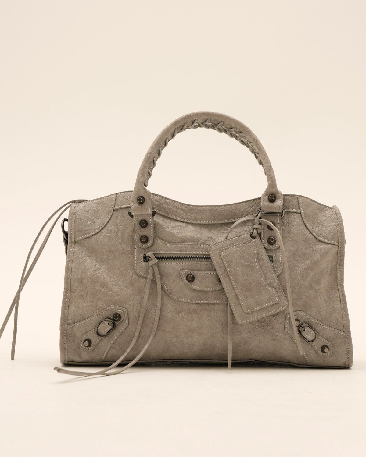 It girl bag large - Light grey