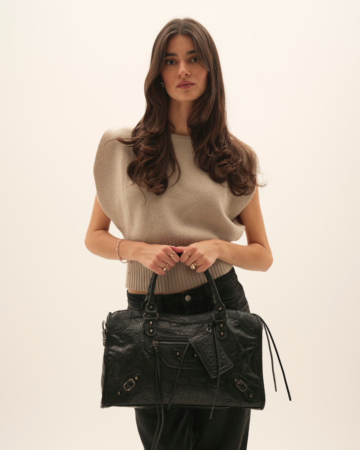 It girl bag large - Black