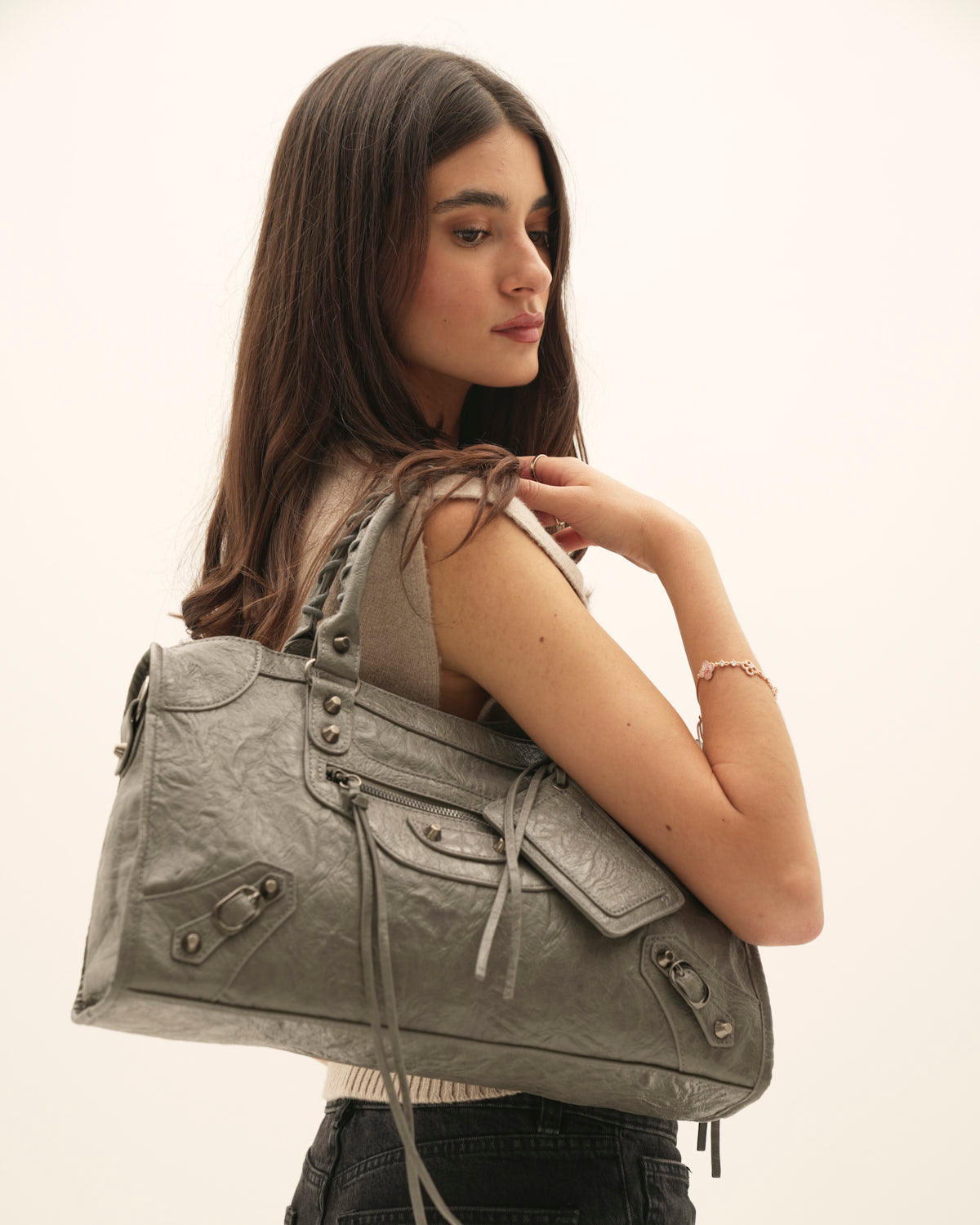 It girl bag large - Dark grey