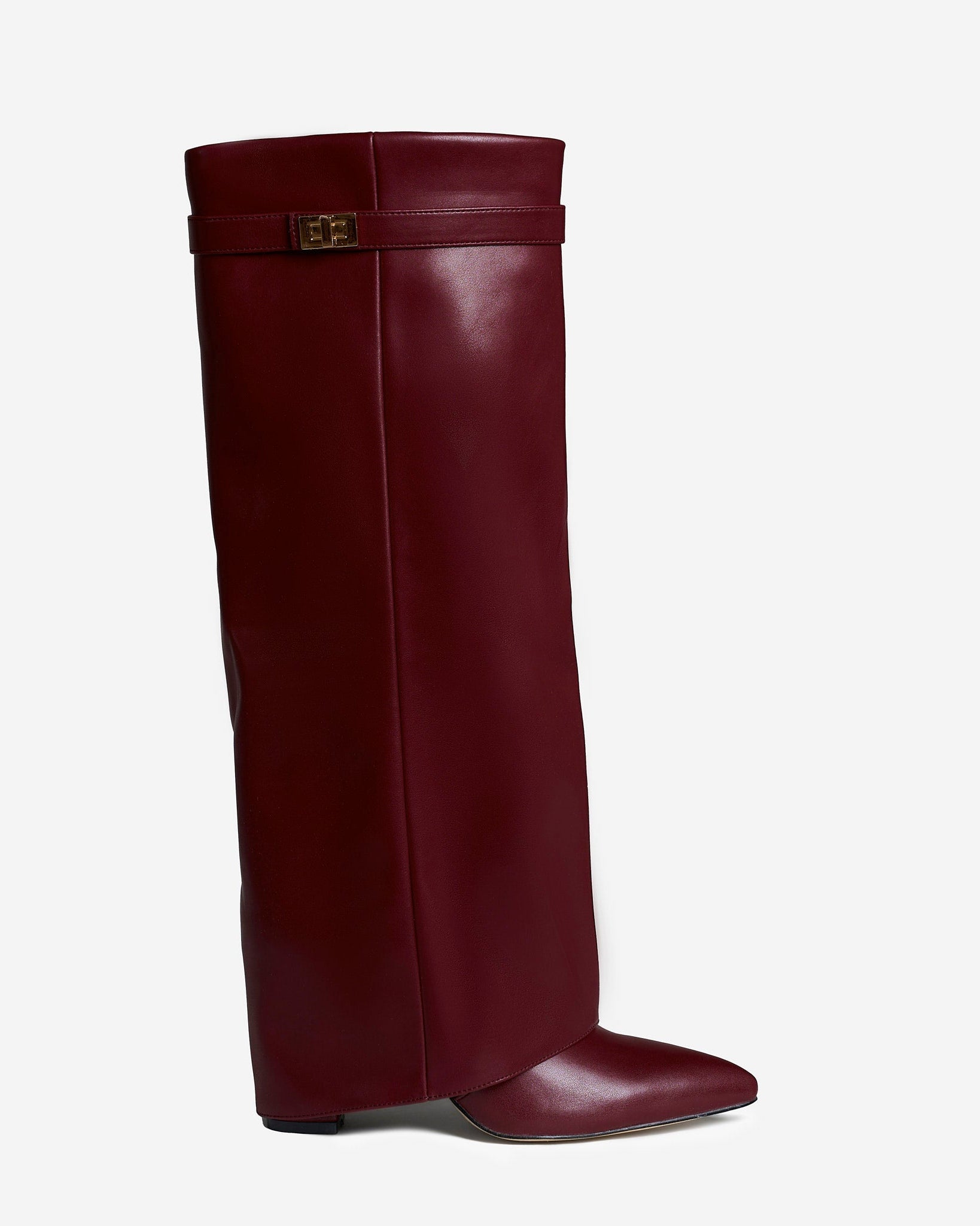 Lavista Leather knee high boots - Burgundy