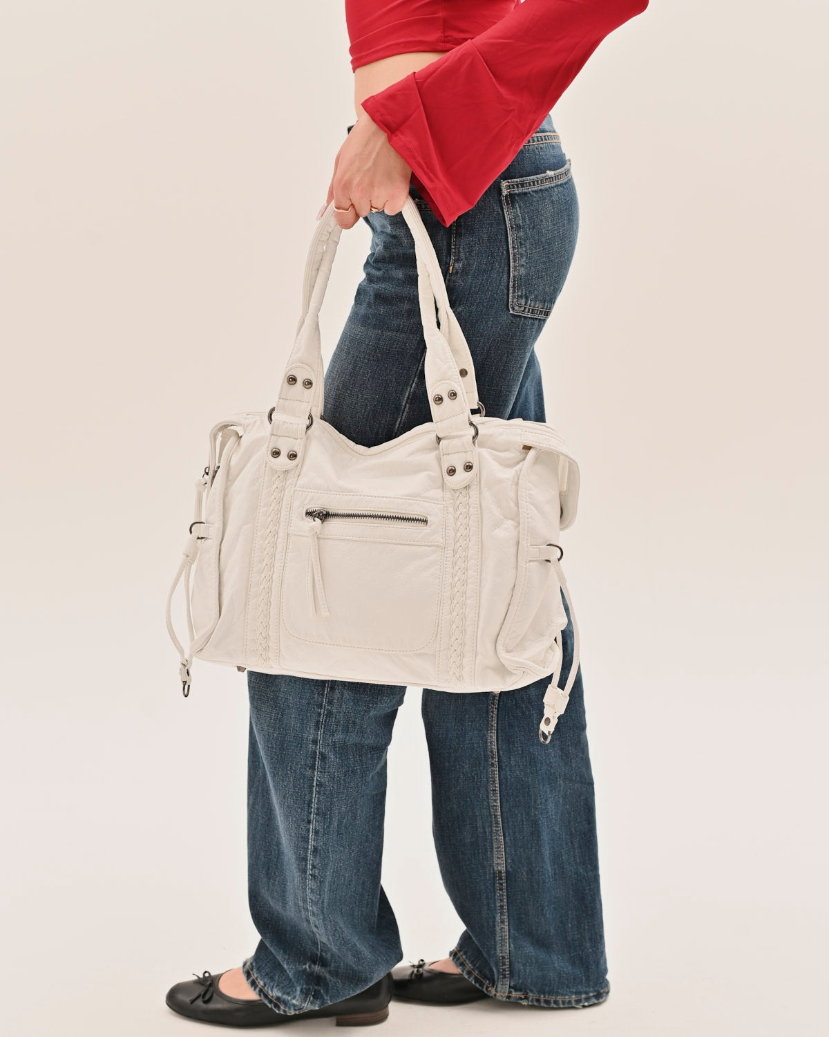 Vintage City Bag - White